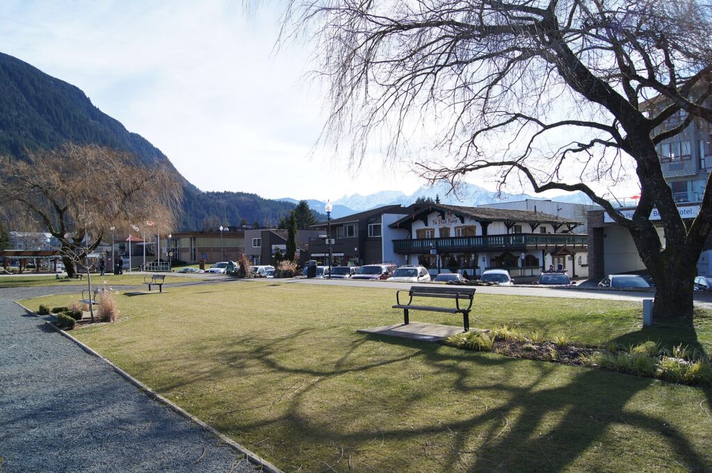 Harrison Hot Springs waterfront on Harrison Lake